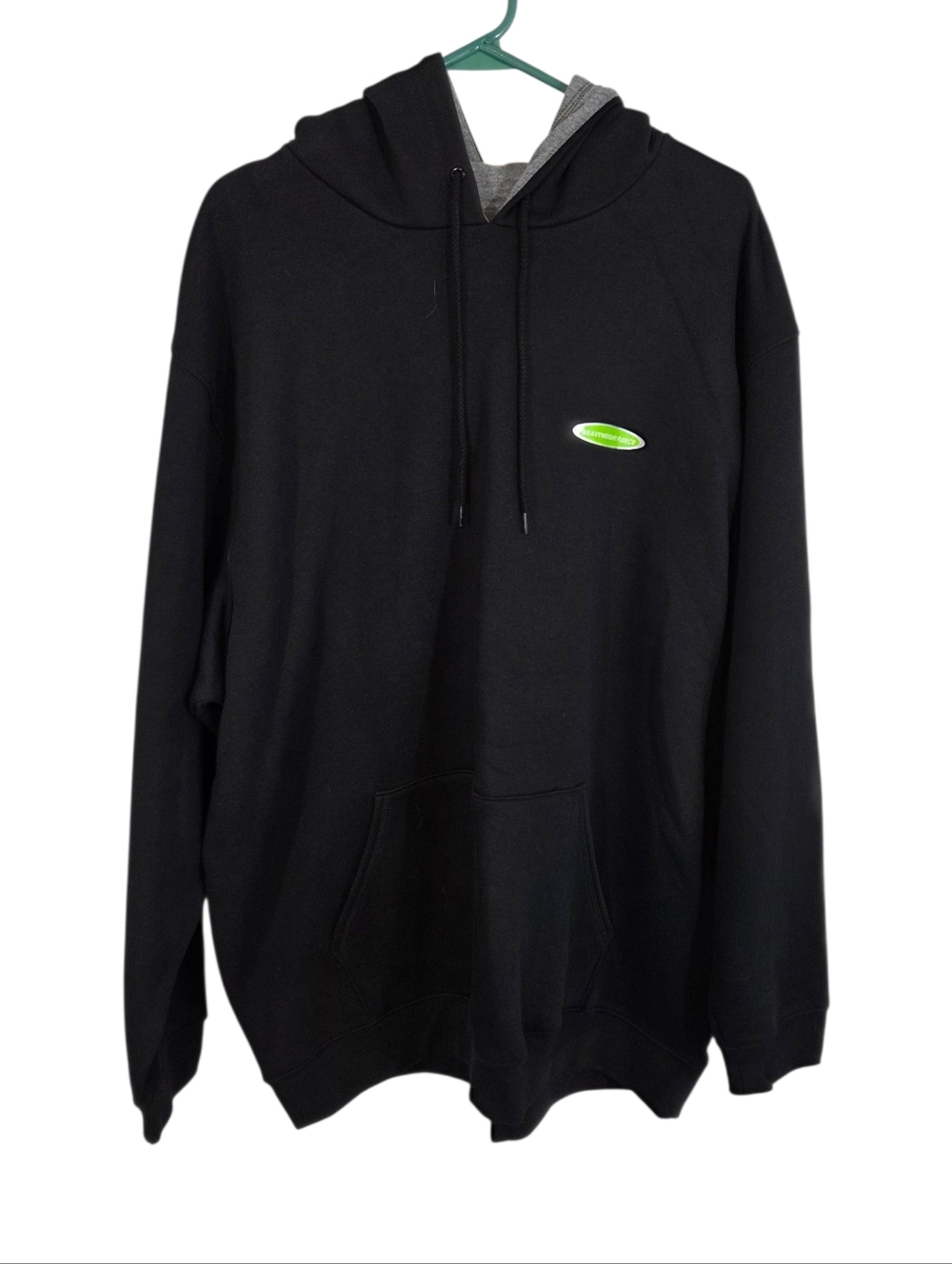 Mia Sport Black Heavyweight Fleece Pullover  Hoodie Size XXL New With Tags
